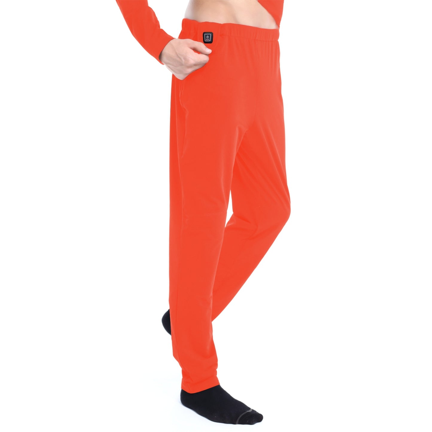 Glovii Oppvarmede Bukser, Orange