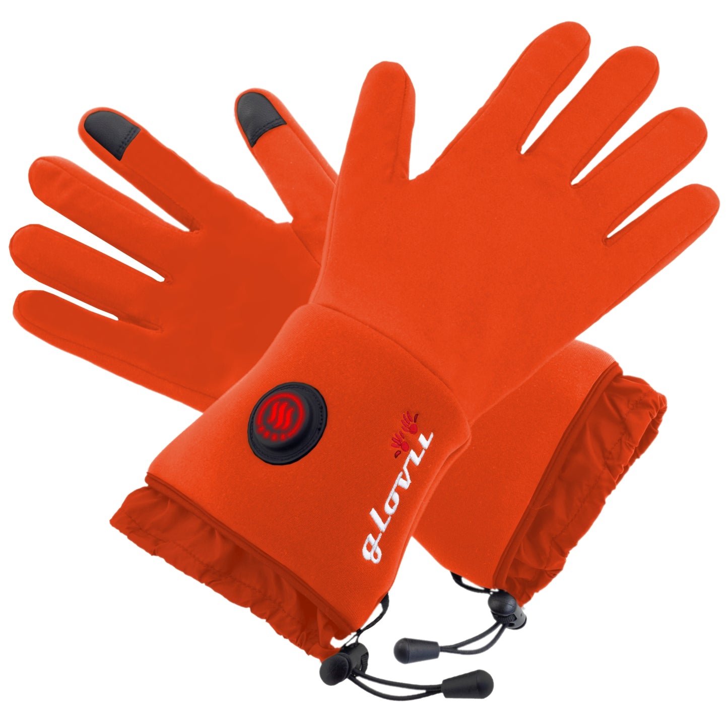 Glovii Oppvarmede Universalhansker, Orange