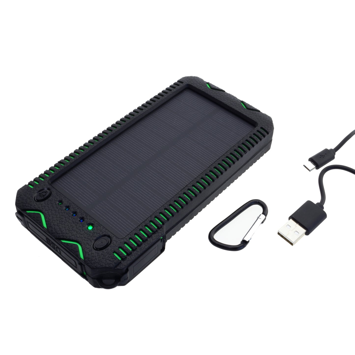 PowerNeed Power Bank 12000mAh (44,4Wh) With Solar Panel 1W, S12000G