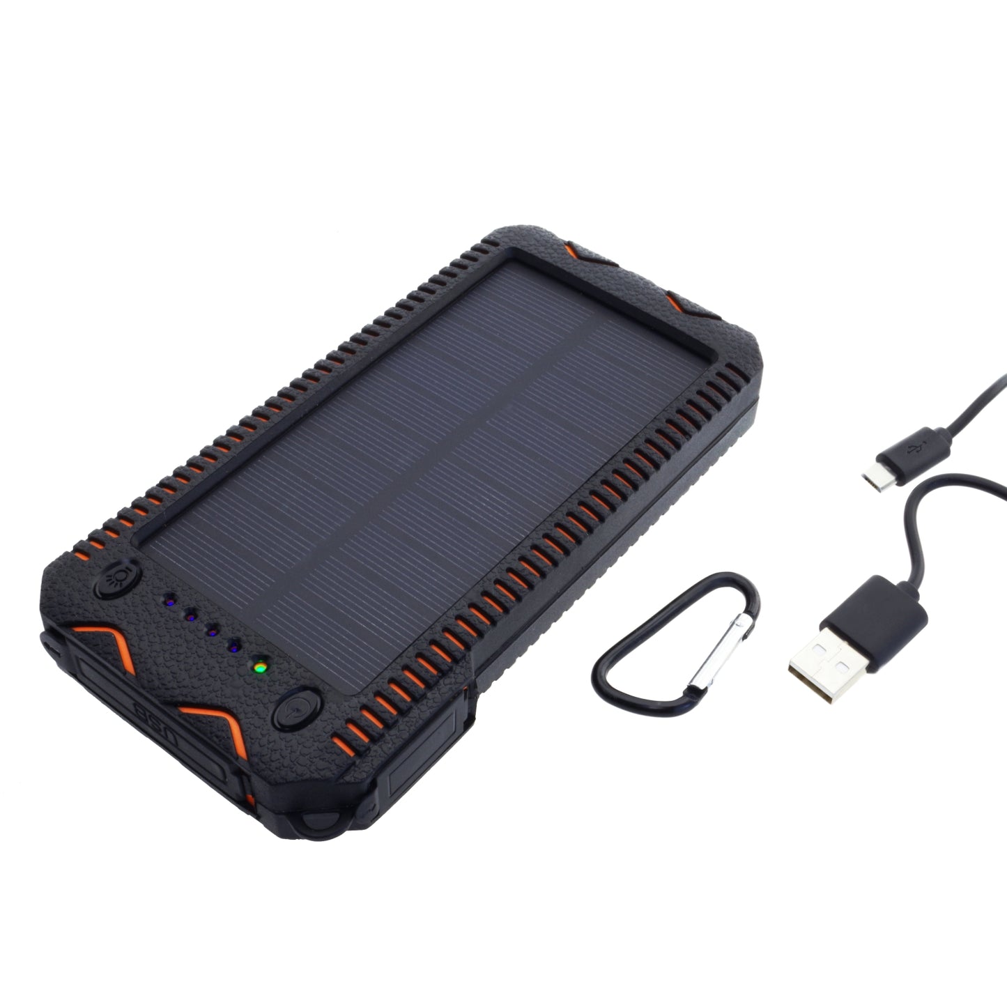 PowerNeed Power Bank 12000mAh (44,4Wh) With Solar Panel 1W, S12000Y