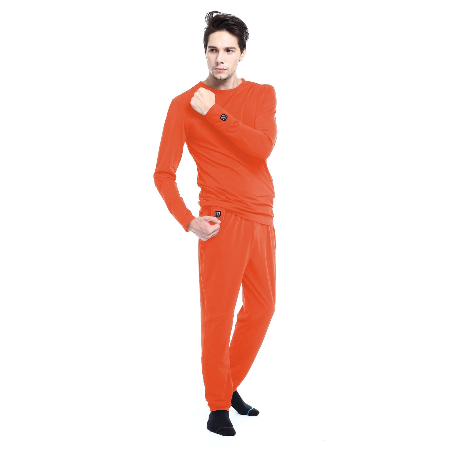 Glovii Oppvarmede Bukser, Orange