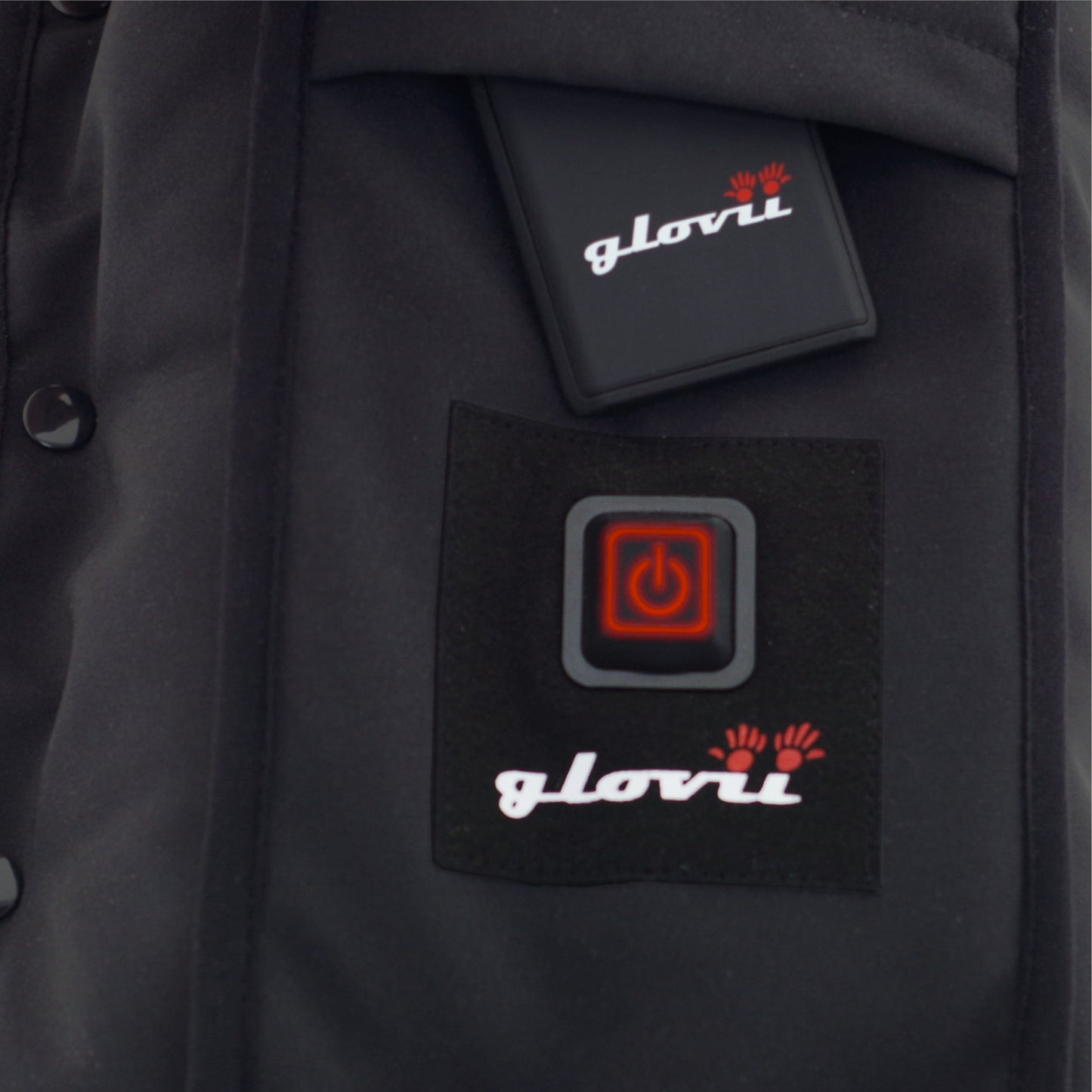 Glovii Oppvarmet Muff Med 4-i-1-Funksjon, Sort