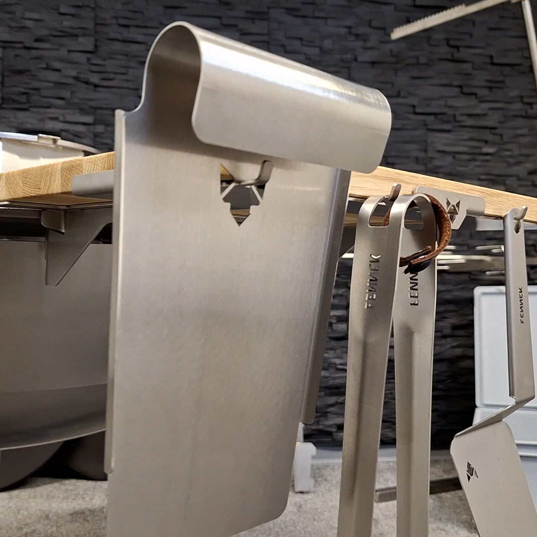 FENNEK Grillspatel for Bålplate