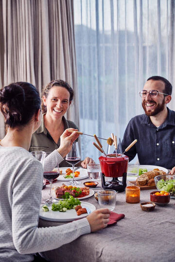 BEKA Arôme Fondue-sett Støpejern, 1,1 ltr