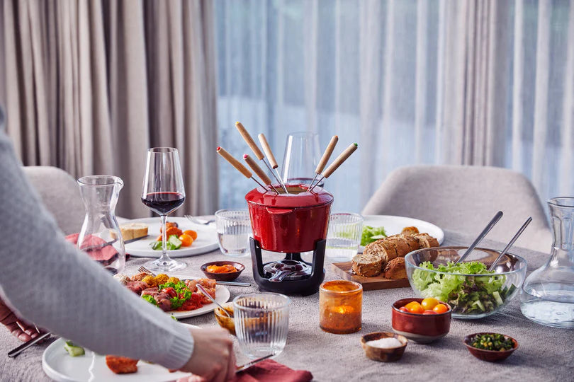 BEKA Arôme Fondue-sett Støpejern, 1,1 ltr