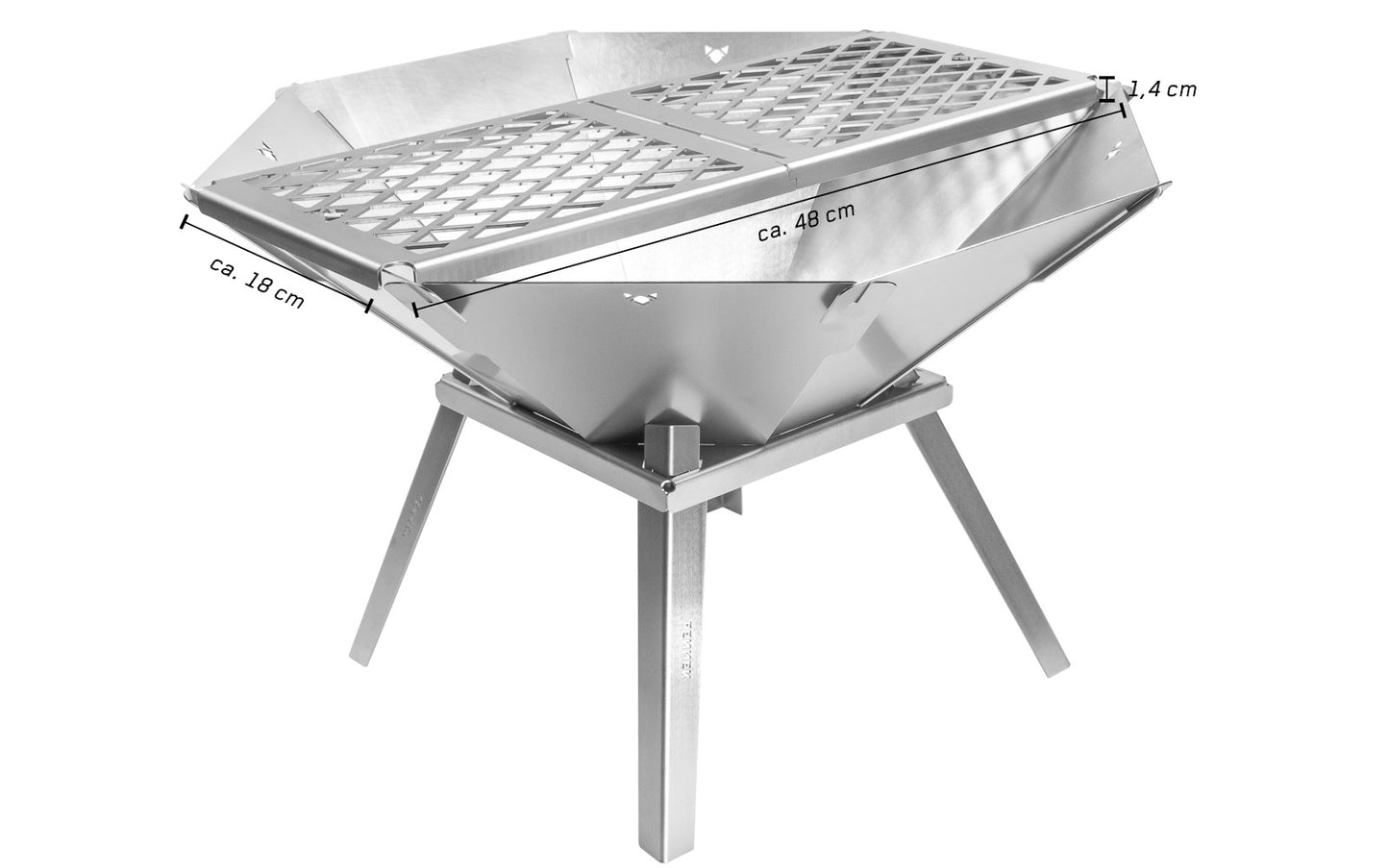 FENNEK Grillrist for Oktogon Bålskål