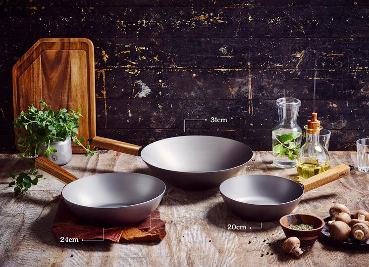 BEKA Nomad Wok 31cm, Karbonstål