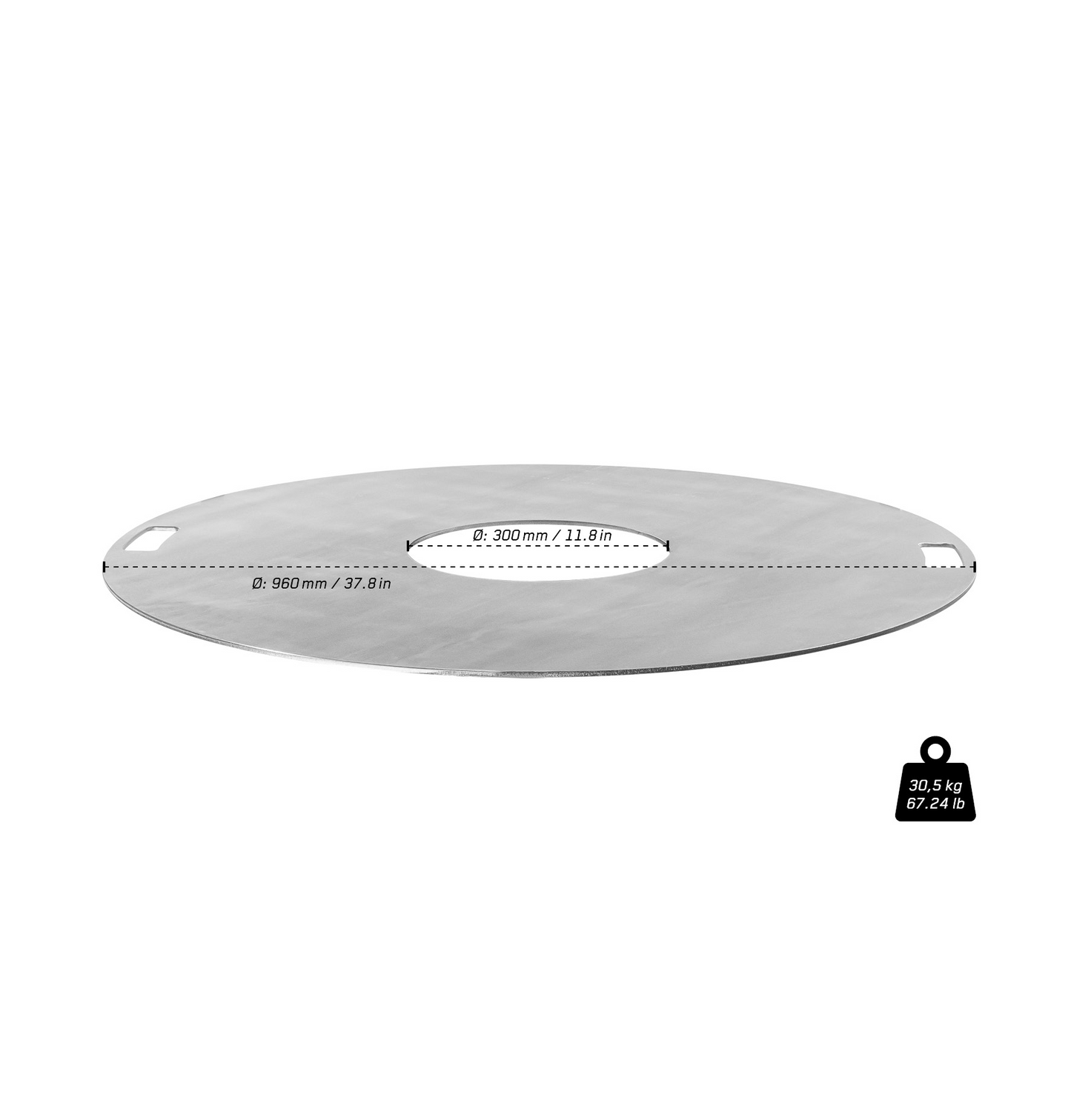 FENNEK Grillplate for Allround Bålpanne