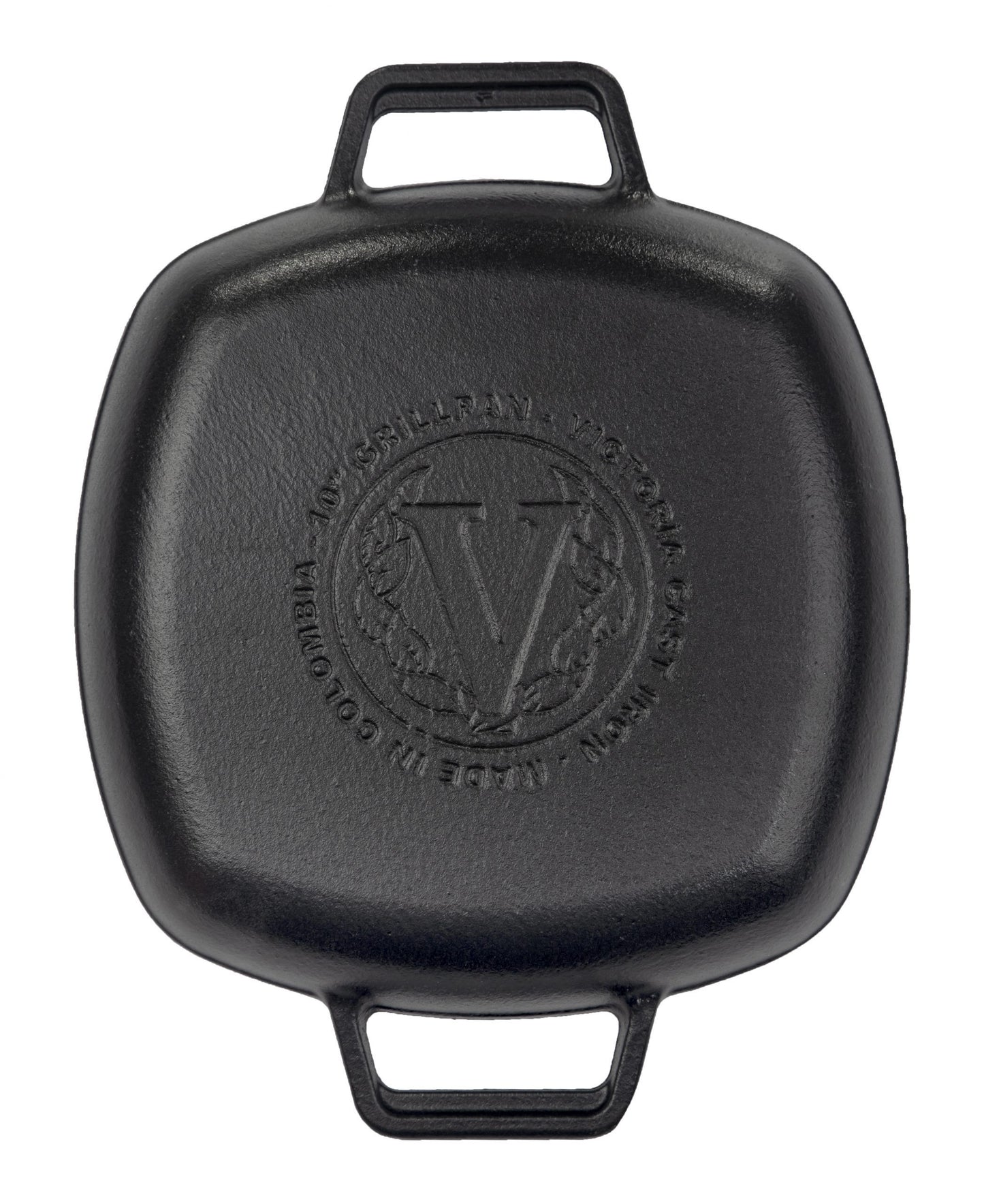 Victoria 25x25cm Firkantet Grillpanne Med Doble Håndtak