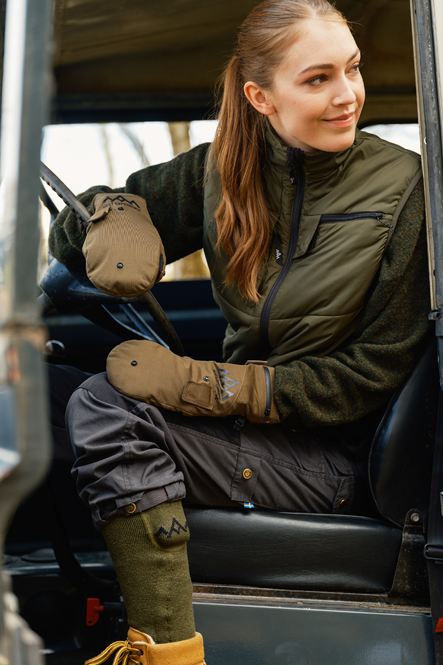 HeatX Heated Everyday Socks m/batt. GRÅ