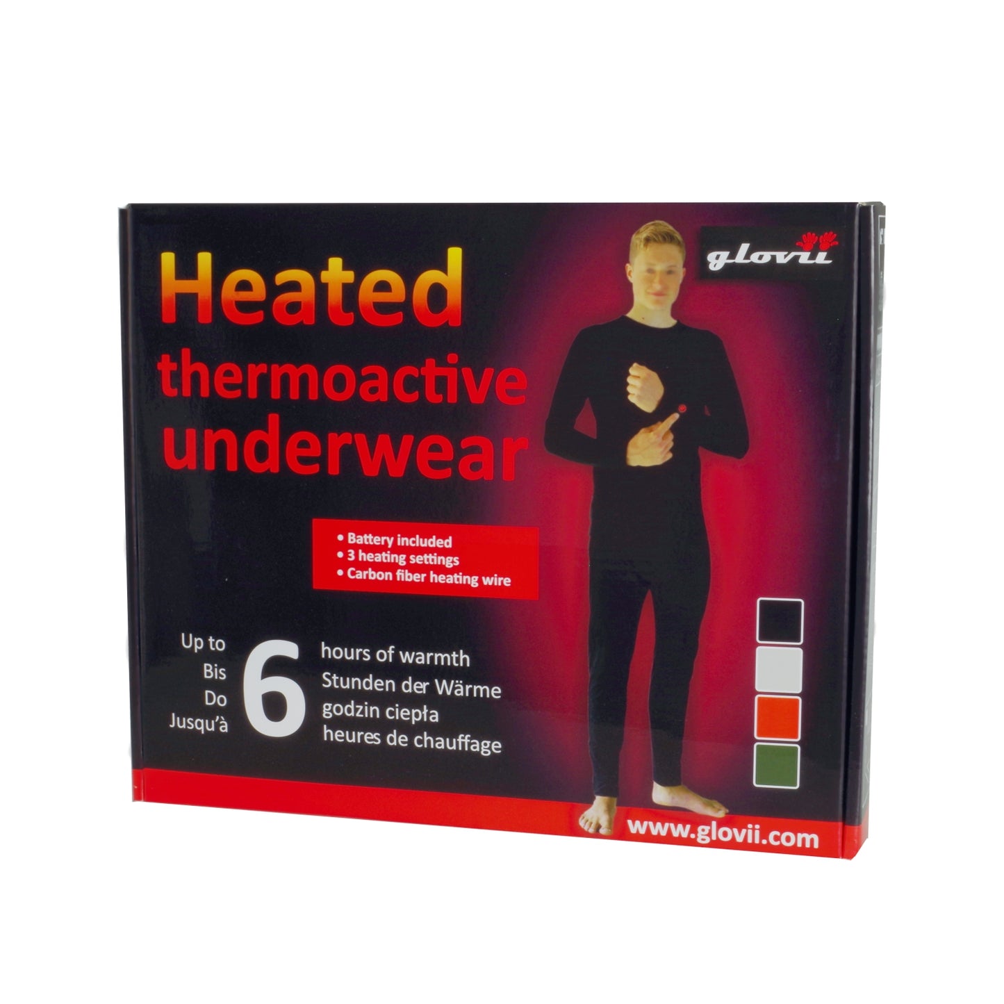 Glovii Oppvarmet Trøye, Grå