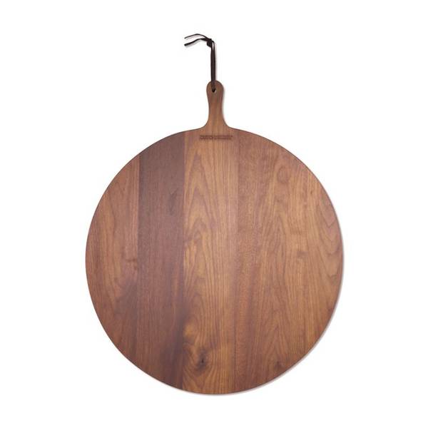 DUTCHDELUXES Stor Rund Fjøl Ø60cm, Valnøtt