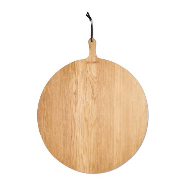 DUTCHDELUXES Stor Rund Fjøl Ø60cm, Eik