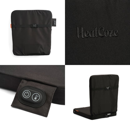 HeatCoze Seat Black Pakke 2 stk. + Gratis Bag