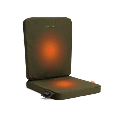 HeatCoze Seat Kraftig Batteri & Smart Varmesensor Khaki